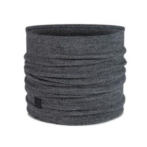 Komin z wełny merino Merino Fleece. Szare szaliki Buff, bez wzorów, z wełny. Za 169,90 zł.