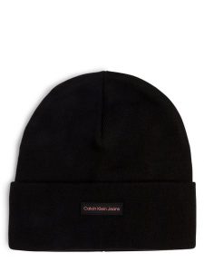Calvin Klein Jeans Czapka Kobiety Bawełna czarny, ONE SIZE. Czarne czapki Calvin Klein Jeans, bez wzorów, z bawełny, eleganckie. Za 119,95 zł.