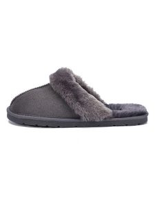 ISLAND BOOT Kapcie "Emesta" w kolorze ciemnoszarym rozmiar: 36. Czarne kapcie Island Boot, bez wzorów. Za 96,60 zł.