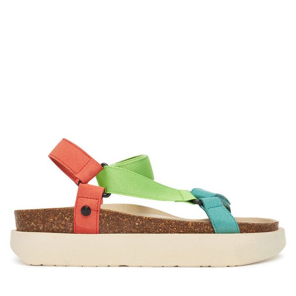 Sandały Genuins. Sandały Genuins, bez wzorów, bez obcasa, na płaskiej podeszwie, bez zapięcia. Za 419,99 zł.