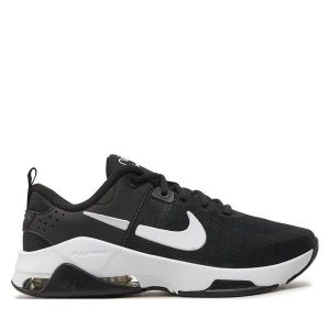 Buty na siłownię Nike. Czarne buty sportowe Nike, bez wzorów, bez zapięcia, na fitness i siłownię, nike zoom. Za 379,99 zł.
