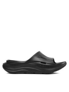 Hoka Klapki Ora Recovery Slide 3 1135061 Czarny. Czarne kalosze Hoka, bez wzorów, z tworzywa sztucznego. Za 229,99 zł.