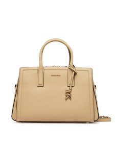 MICHAEL Michael Kors Torebka 30R5G9IS6L Beżowy. Brązowe kuferki MICHAEL Michael Kors, bez wzorów, ze skóry, bez dodatków. Za 1 329,00 zł.