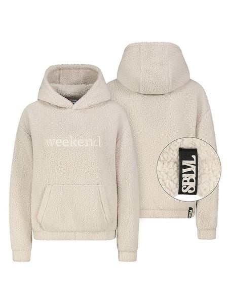 Sublevel Bluza polarowa w kolorze kremowym rozmiar: M. Brązowe bluzy Sublevel, m, bez wzorów, z polaru, bez kaptura. Za 139,20 zł.