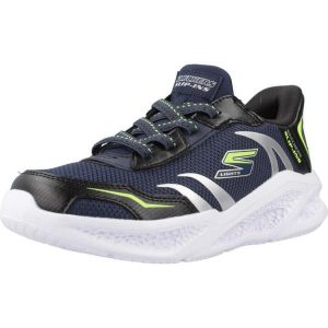 Buty SKECHERS METEOR-LIGHTS Niebieski. Niebieskie buty trekkingowe Skechers, z syntetyku, bez zapięcia. Za 251,05 zł.