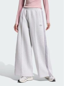 Adidas Spodnie dresowe Spacer HY8044 Szary jasny Wide Leg. Szare spodnie dresowe ADIDAS, m, bez wzorów, z bawełny. Za 298,99 zł.