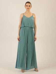 APART Kombinezon w kolorze zielonym rozmiar: 34. Zielone kombinezony Apart, bez wzorów, bez kołnierzyka, bez ramiączek. Za 282,99 zł.