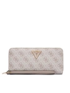 Guess Portfel Laurel II Slg SWSG74 59146 Beżowy. Brązowe portfele Guess, z aplikacjami, ze skóry. Za 229,99 zł.
