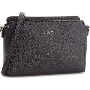 Torebka LIU JO - Xs Crossbody Manha N68104 E0087 Nero 22222. Czarne listonoszki marki Liu Jo, ze skóry ekologicznej. Za 399,00 zł.