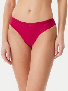 Tommy Hilfiger Dół od bikini UW0UW05947 Różowy. Czerwone bikini TOMMY HILFIGER, bez wzorów, z syntetyku. Za 129,99 zł.