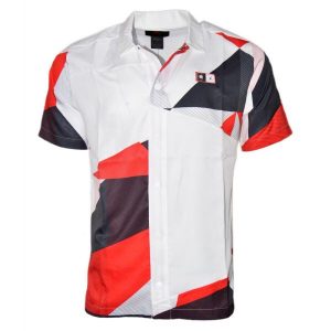 Koszulka Air Jordan Quai 54 Printed Shooting Shirt. Białe bluzki Jordan, l, bez wzorów, sportowe, bez kołnierzyka, bez ramiączek. Za 299,00 zł.