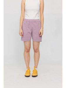 MAZINE Szorty dresowe "Natural Dye" w kolorze fiołkowym rozmiar: XXL. Różowe szorty MAZINE, bez wzorów, z bawełny. Za 191,45 zł.