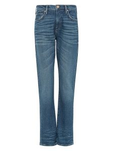 True Religion Dżinsy - Regular fit - w kolorze niebieskim rozmiar: W29. Niebieskie jeansy True Religion, z aplikacjami, z podwyższonym stanem. Za 258,52 zł.