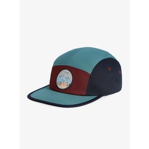 Czapka z daszkiem E9 Bruce - tropical/sea. Niebieskie czapki E9, bez wzorów. Za 118,99 zł.