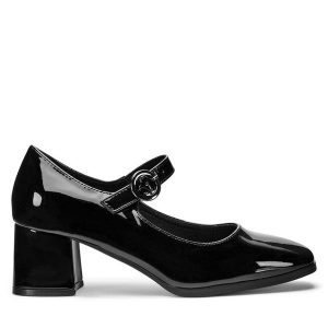 Czółenka Jenny Fairy. Czarne czółenka Jenny Fairy, bez wzorów, bez obcasa, bez zapięcia. Za 129,99 zł.