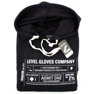 Bluza damska Level Hoodie Bliss. Czarne bluzy Level, l, bez wzorów, z bawełny, bez kaptura. Za 165,00 zł.