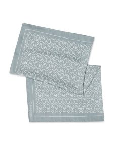 Calvin Klein Chusta Silk K60K611413 Szary. Szare apaszki i chusty Calvin Klein, bez wzorów, z materiału. Za 289,99 zł.