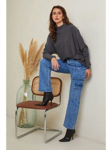 Joséfine Sweter "Izsak" w kolorze szarym rozmiar: L. Szare swetry oversize Joséfine, l, bez wzorów, z kaszmiru, bez ramiączek. Za 152,99 zł.