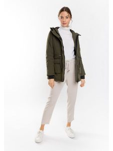 Northwood Parka "Gala" w kolorze khaki rozmiar: M. Brązowe płaszcze Northwood, m, bez wzorów, bez kaptura. Za 195,77 zł.