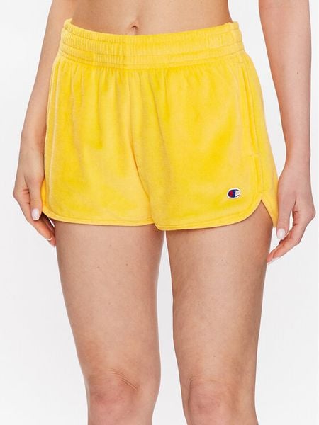 Champion Szorty sportowe 116258 Żółty Regular Fit. Żółte spodenki sportowe Champion, s, bez wzorów, z bawełny. Za 99,99 zł.