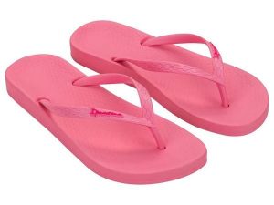 Klapki damskie Ipanema Anat Colors FEM 82591 BD661. Czerwone klapki Ipanema, bez wzorów, z materiału, bez obcasa. Za 69,00 zł.