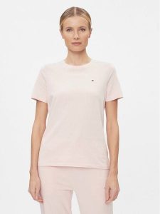 Tommy Hilfiger T-Shirt Modern WW0WW39848 Różowy Regular Fit. Czerwone t-shirty TOMMY HILFIGER, s, bez wzorów, z bawełny, bez kołnierzyka, bez ramiączek. Za 149,99 zł.
