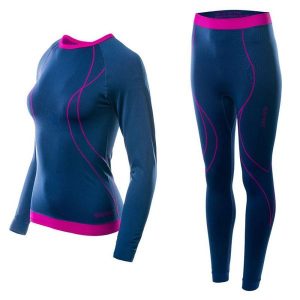 Bielizna termoaktywna Hi-Tec Lady Ikar Top Bottom - damska, komplet. Brązowa komplety bielizny Hi-tec, bez wzorów, z materiału. Za 124,99 zł.