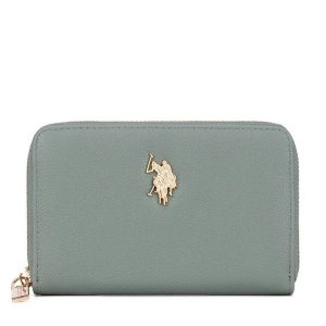 Portfel U.S. Polo Assn. Brązowe portfele U.S. Polo Assn., bez wzorów. Za 159,99 zł.