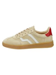 GANT Footwear Skórzane sneakersy "Cuzima" w kolorze beżowym rozmiar: 37. Brązowe trampki GANT Footwear, bez wzorów, bez zapięcia. Za 373,30 zł.