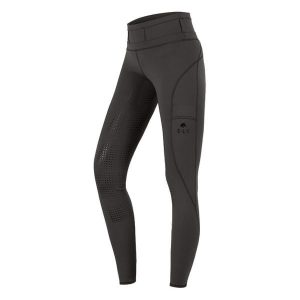 Damskie legginsy jeździeckie z pełną przyczepnością ELT Hanna. Szare legginsy ELT, bez wzorów, z elastanu. Za 264,00 zł.