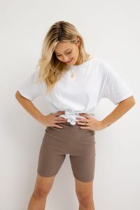 KOLARKI SUZANE KAKAO S - Flawless. Szorty Flawless, bez wzorów, z bawełny, eleganckie. Za 149,00 zł.