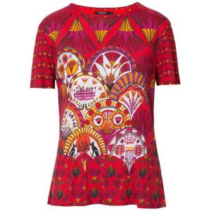 Desigual T-Shirt Damski Ts Radiance M Czerwony. T-shirty marki Desigual. Za 179,00 zł.