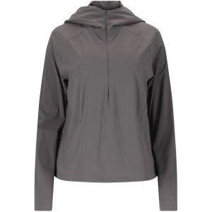 Bluza damska z kapturem Athlecia Amisa. Szare kurtki Athlecia, bez wzorów, z kapturem. Za 262,50 zł.