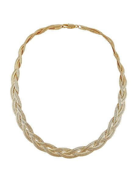 MENTHE À L'O Pozłacany naszyjnik - dł. 45 cm rozmiar: onesize. Żółte naszyjniki MENTHE À L'O, pozłacane. Za 148,61 zł.