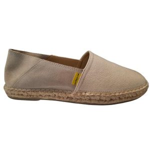 Buty Espadryle Unisex. Brązowe espadryle PACIFIQUE SUD, bez wzorów, bez obcasa. Za 252,50 zł.