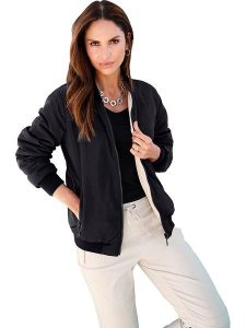 WITT WEIDEN Dwustronna kurtka przejściowa w kolorze beżowo-czarnym rozmiar: 46. Brązowe kurtki WITT WEIDEN, bez wzorów, bez kaptura. Za 153,71 zł.