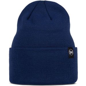 Czapka BUFF KNITTED BEANIE LILON. Niebieskie czapki Buff, bez wzorów, sportowe. W wyprzedaży za 77,94 zł.