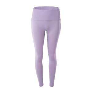 Legginsy Damskie Lemini. Fioletowe legginsy IQ, bez wzorów, z elastanu, z podwyższonym stanem. Za 226,76 zł.