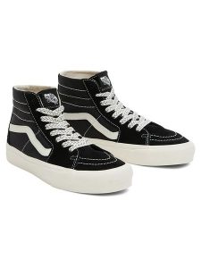 Vans Skórzane sneakersy "SK8-Hi Tapered VR3" w kolorze czarnym rozmiar: 38,5. Czarne trampki Vans, bez wzorów, za kostkę, bez zapięcia. Za 222,18 zł.
