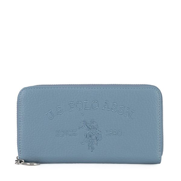 Portfel U.S. Polo Assn. Niebieskie portfele U.S. Polo Assn., bez wzorów. Za 139,99 zł.