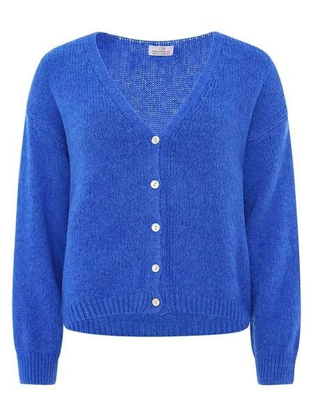 Zwillingsherz Kardigan "Uni" w kolorze granatowym rozmiar: onesize. Niebieskie kardigany Zwillingsherz. Za 224,95 zł.