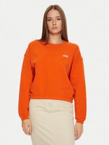 American Vintage Bluza Izubird IZU03AH24 Pomarańczowy Regular Fit. Brązowe bluzy American Vintage, l, bez wzorów, z bawełny, bez kaptura. Za 229,99 zł.