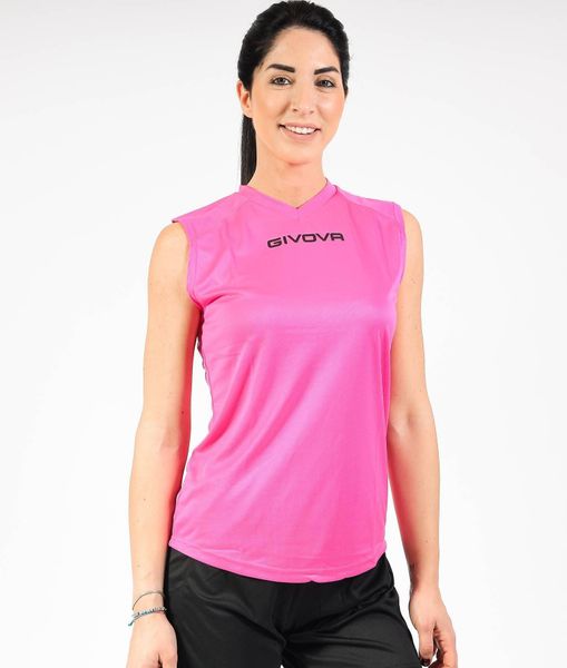 Tank top Givova One. Żółte topy Givova, m, bez wzorów, z poliesteru, eleganckie, bez kołnierzyka, bez ramiączek. Za 42,60 zł.