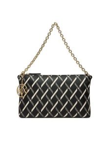 Armani Exchange Torebka XW000399 AF17155 MC043 Czarny. Czarne torebki klasyczne Armani Exchange, bez wzorów, z materiału, bez dodatków. Za 539,99 zł.