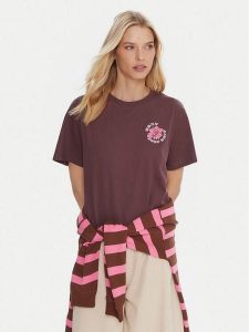 Roxy T-Shirt Hangloose The Sky ERJZT06020 Fioletowy Regular Fit. Fioletowe t-shirty Roxy, l, bez wzorów, z bawełny, bez kołnierzyka, bez ramiączek. Za 119,99 zł.