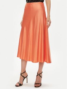 Custommade Spódnica midi Paja 999343903 Pomarańczowy Regular Fit. Brązowe spódnice Custommade, xs, bez wzorów, z syntetyku, midi. Za 449,99 zł.