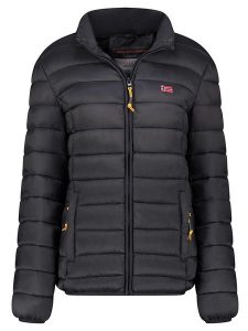 Geographical Norway Kurtka pikowana "Atikolor" w kolorze czarnym rozmiar: XXL. Czarne kurtki Geographical Norway, xxl, bez wzorów, bez kaptura. Za 100,99 zł.
