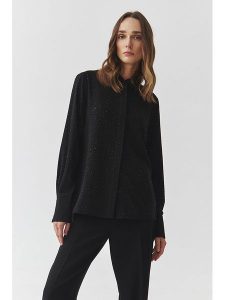 TATUUM Bluzka w kolorze czarnym rozmiar: 40. Czarne bluzki Tatuum, bez wzorów, bez kołnierzyka, bez ramiączek. Za 118,01 zł.