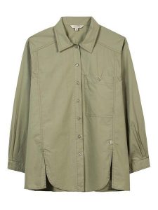 Herrlicher Bluzka w kolorze khaki rozmiar: S. Brązowe bluzki Herrlicher, s, bez wzorów, z bawełny, bez kołnierzyka, bez ramiączek. Za 70,24 zł.