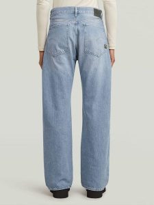 G-Star Dżinsy - Boyfriend fit - w kolorze błękitnym rozmiar: W30/L30. Niebieskie jeansy G-Star, z aplikacjami, ze skóry. Za 300,21 zł.